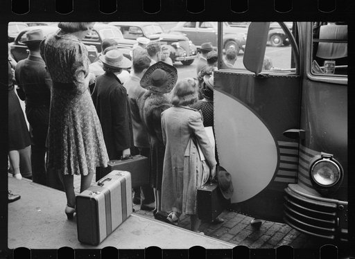 Untitled photo, possibly related to: Greyhound bus station, Harrisburg, Pennsylvania