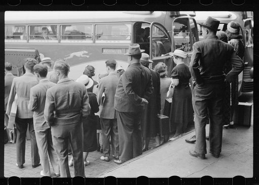 Greyhound bus station, Harrisburg, Pennsylvania