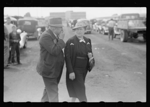 Untitled photo, possibly related to: Farmers at produce market, Benton Harbor, Michigan