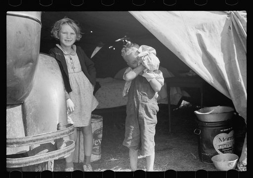 Untitled photo, possibly related to: Migrant children, Berrien County, Michigan