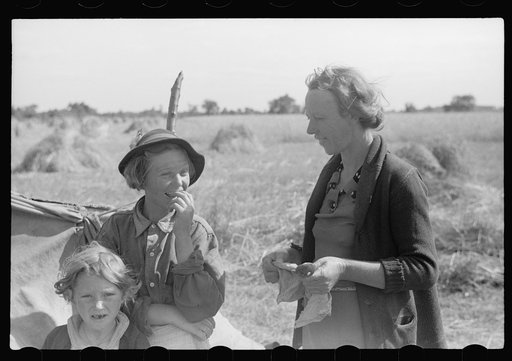 Untitled photo, possibly related to: Preparing dinner in migrant camp, Berrien County, Michigan