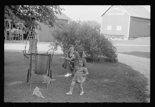 Untitled photo, possibly related to: Wife and daughter of fruit farmer, Berrien County, Michigan