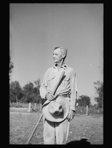Untitled photo, possibly related to: Farmer who has been resettled on good land, Dyess Colony, Mississippi County, Arkansas