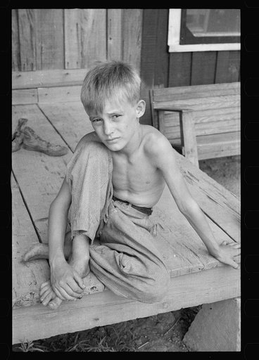 Son of a sharecropper, Mississippi County, Arkansas