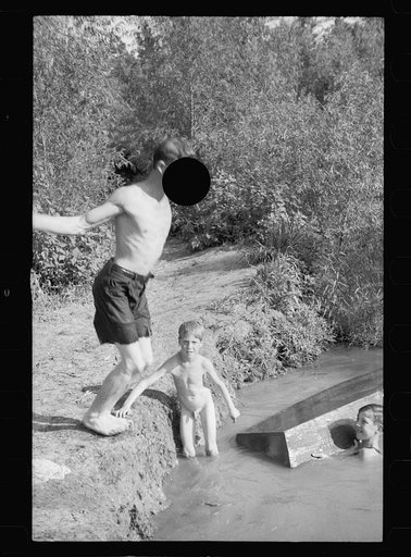 Untitled photo, possibly related to: Swimming hole at the Dyess Colony, Mississippi County, Arkansas