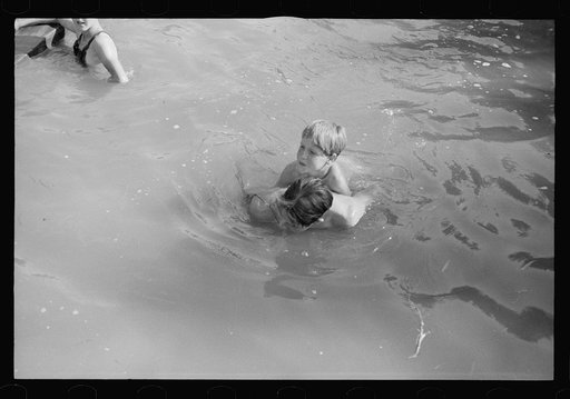 Untitled photo, possibly related to: Swimming hole at the Dyess Colony, Mississippi County, Arkansas