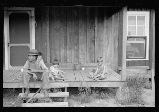 Untitled photo, possibly related to: Daughter of sharecropper, Mississippi County, Arkansas