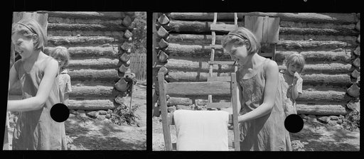 Untitled photo, possibly related to: Children of rehabilitation client resettled in the Ozark Mountains