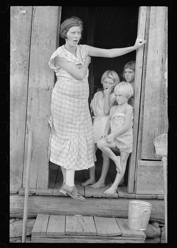 Sharecropper's wife and children, Arkansas