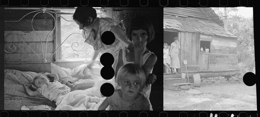 Untitled photo, possibly related to: Sharecropper's wife and children, Arkansas