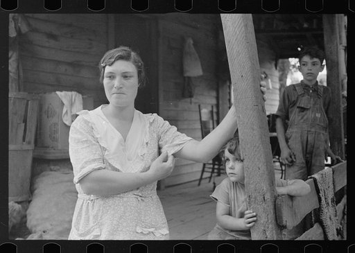 Untitled photo, possibly related to: Sharecropper's son, Ozark Mountains, Arkansas