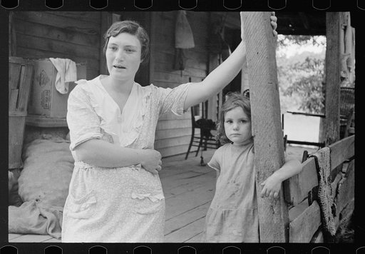 Untitled photo, possibly related to: Sharecropper's son, Ozark Mountains, Arkansas