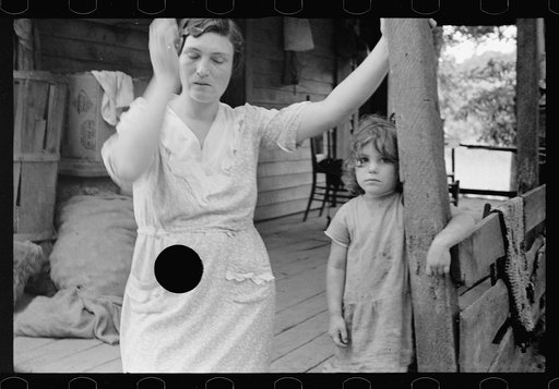Untitled photo, possibly related to: Sharecropper's son, Ozark Mountains, Arkansas