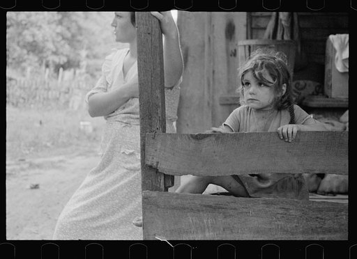 Untitled photo, possibly related to: Sharecropper's son, Ozark Mountains, Arkansas