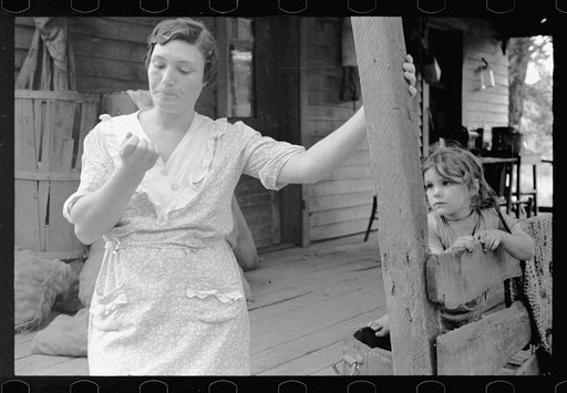 Untitled photo, possibly related to: Sharecropper's son, Ozark Mountains, Arkansas
