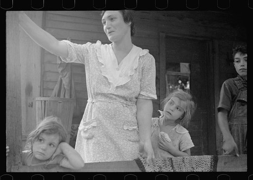 Untitled photo, possibly related to: Sharecropper's son, Ozark Mountains, Arkansas