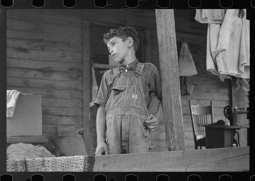 Sharecropper's son, Ozark Mountains, Arkansas