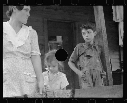 Untitled photo, possibly related to: Sharecropper's son, Ozark Mountains, Arkansas