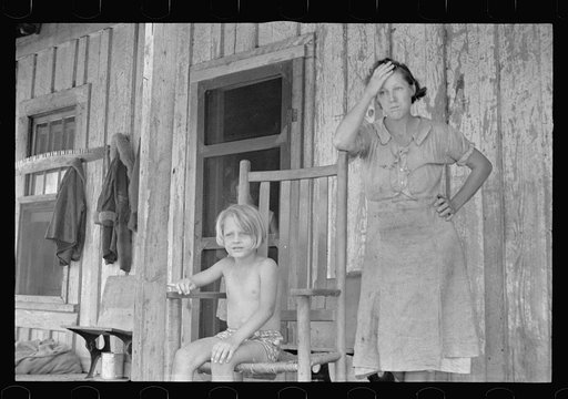 Untitled photo, possibly related to: Wife of a sharecropper, Stortz cotton plantation, Pulaski County, Arkansas