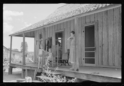 Untitled photo, possibly related to: Wife of a sharecropper, Stortz cotton plantation, Pulaski County, Arkansas
