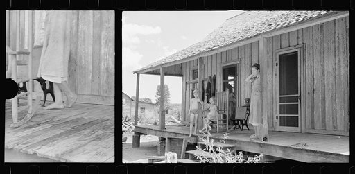 Untitled photo, possibly related to: Wife of a sharecropper, Stortz cotton plantation, Pulaski County, Arkansas