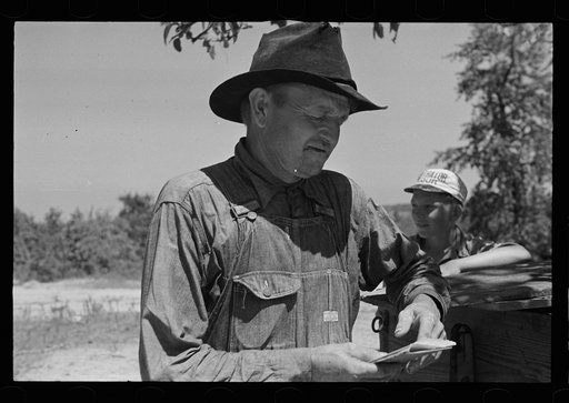 Tenant farmer who is being aided by the Resettlement Administration, Lee County, Mississippi