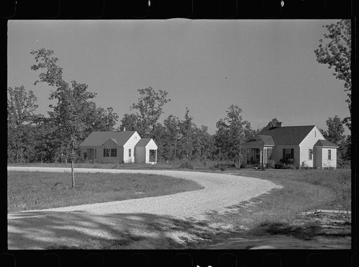 View of Tupelo Homesteads Project, Mississippi