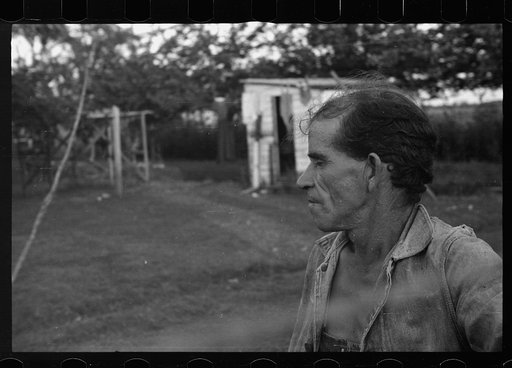 Untitled photo, possibly related to: Tenant farmer with mule given him by the Resettlement Administration, Plaquemines Parish, Louisiana