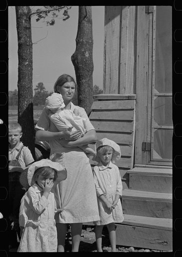 Wife and children of resettled farmer, Jackson County, Alabama