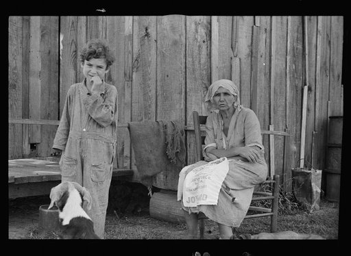 Untitled photo, possibly related to: Wife and child of sharecropper, Tangipahoa Parish, Louisiana
