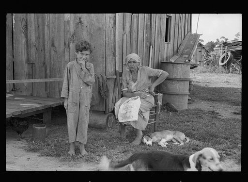 Untitled photo, possibly related to: Wife and child of sharecropper, Tangipahoa Parish, Louisiana
