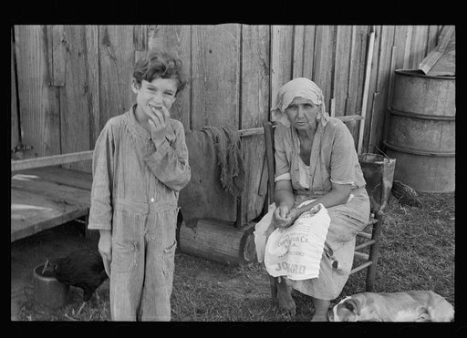 Untitled photo, possibly related to: Wife and child of sharecropper, Tangipahoa Parish, Louisiana