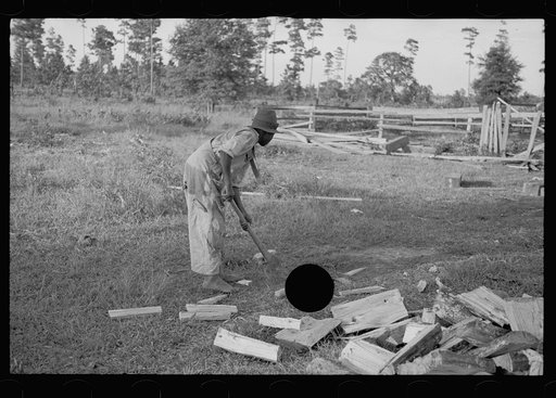 Untitled photo, possibly related to: Negro rehabilitation client, Tangipahoa Parish, Louisiana
