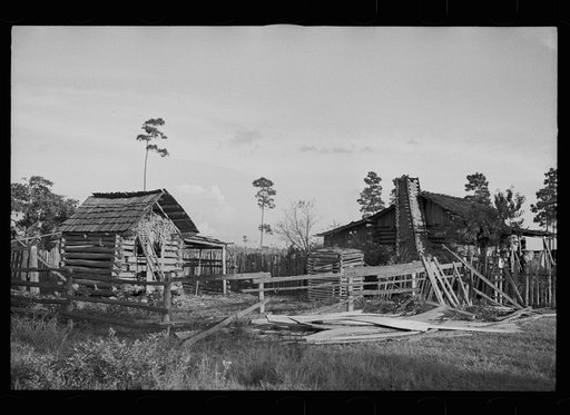 Untitled photo, possibly related to: Barn of a Negro rehabilitation client, Tangipahoa Parish, Louisiana