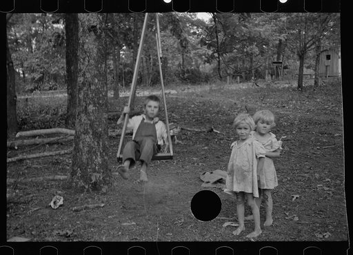 Untitled photo, possibly related to: Children of resettlement farmer, Skyline Farms, Alabama