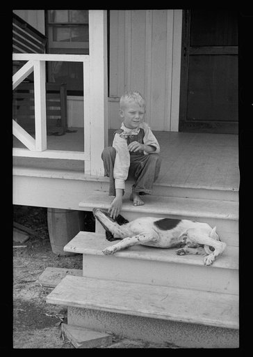 Untitled photo, possibly related to: Wife and children of tenant farmer who has been resettled, Irwin County, Georgia