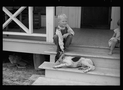 Untitled photo, possibly related to: Wife and children of tenant farmer who has been resettled, Irwin County, Georgia