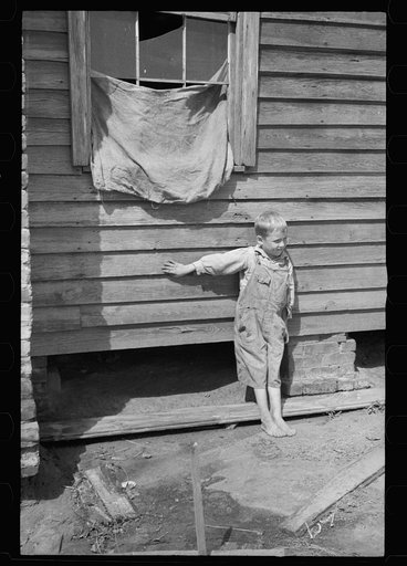 Son of a farmer on Wolf Creek Farms project who has not yet been moved to a new house, Wolf Creek Farms, Grady County, Georgia