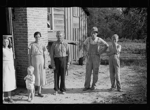 Untitled photo, possibly related to: Resettled farmer who has failed to cooperate with Wolf Creek Farm Project, Georgia