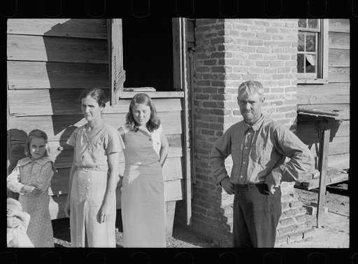 Untitled photo, possibly related to: Resettled farmer who has failed to cooperate with Wolf Creek Farm Project, Georgia