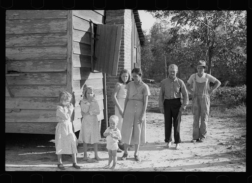 Untitled photo, possibly related to: Resettled farmer who has failed to cooperate with Wolf Creek Farm Project, Georgia