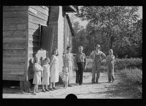 Untitled photo, possibly related to: Resettled farmer who has failed to cooperate with Wolf Creek Farm Project, Georgia