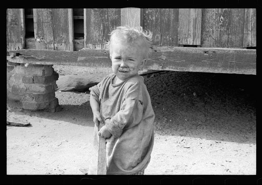 Untitled photo, possibly related to: Child of North Carolina sharecropper