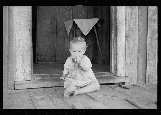 Untitled photo, possibly related to: Child of North Carolina sharecropper, North Carolina