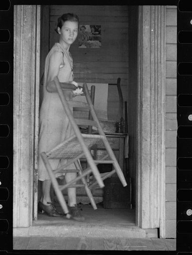 Untitled photo, possibly related to: Children of sharecropper, North Carolina