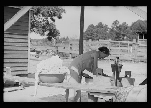 Untitled photo, possibly related to: Children of sharecropper, North Carolina
