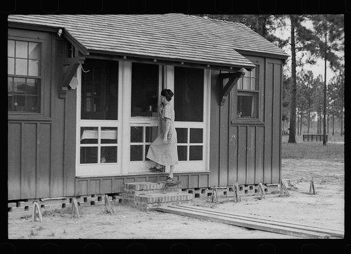 Untitled photo, possibly related to: Wife of resettled farmer, Pender County, North Carolina