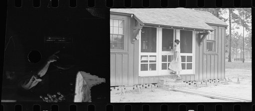 Untitled photo, possibly related to: Wife of resettled farmer, Pender County, North Carolina