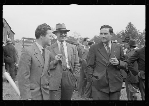 Resettlement officers at opening of Berwyn Project, Maryland