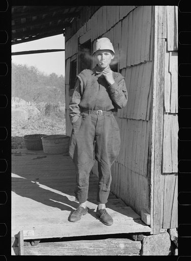 Son of Fannie Corbin, fifteen years old, Shenandoah National Park, Virginia